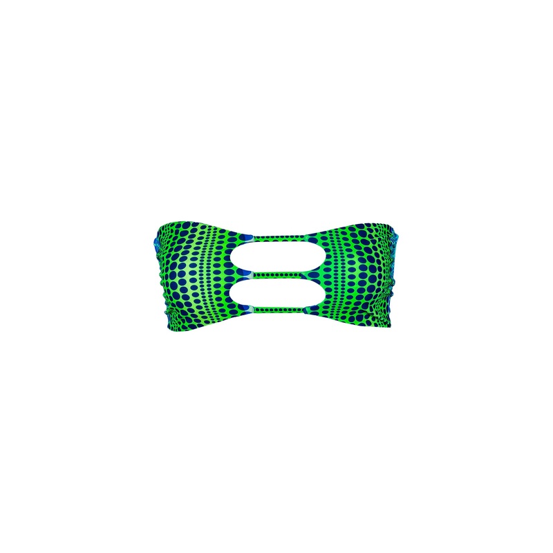 Summer Salt Cut Out Bandeau Top
