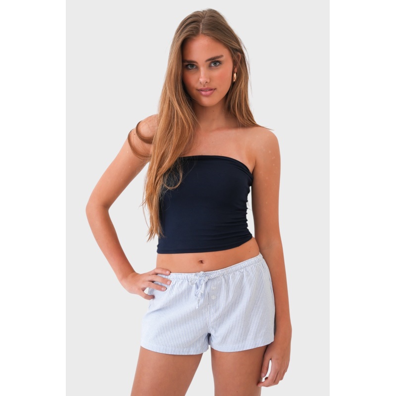 "Summertime" shorts striped blue