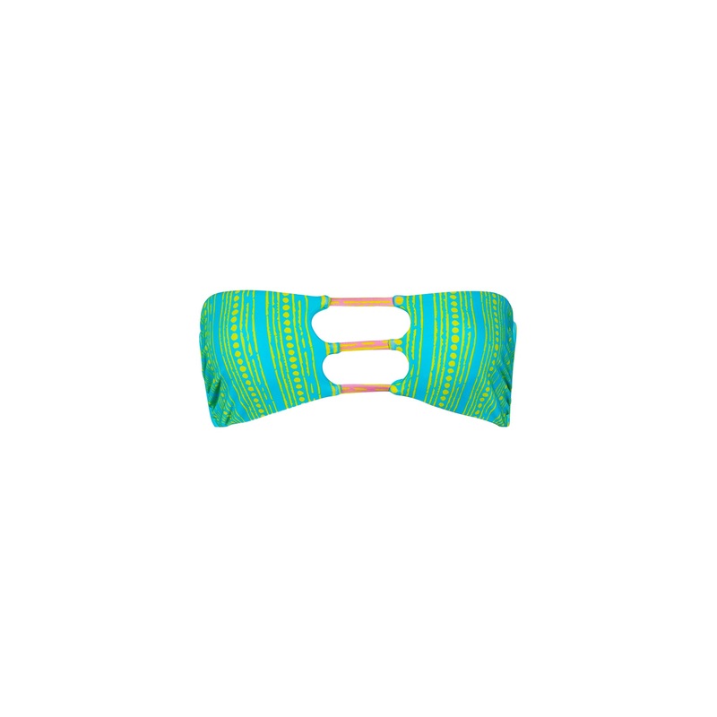 Tribal Cut Out Bandeau Top