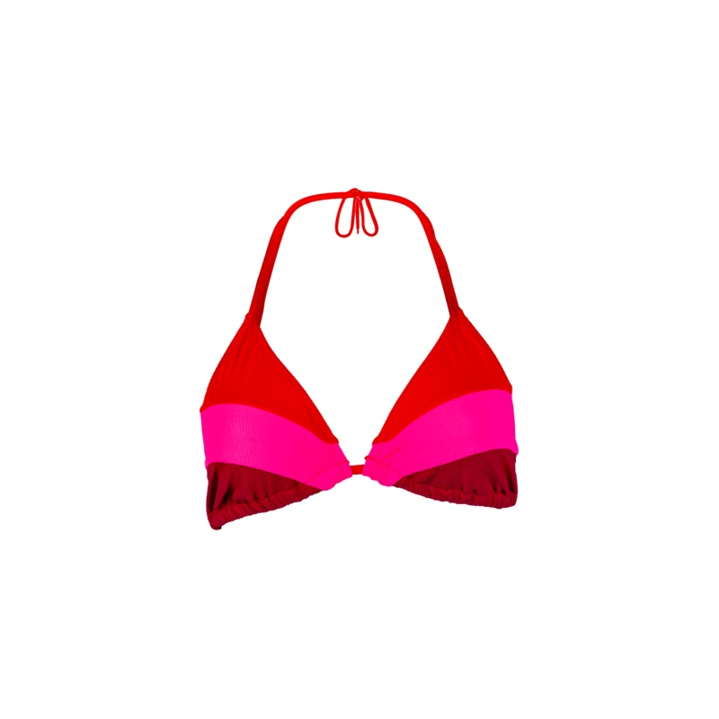Color Block Slide Triangle Top