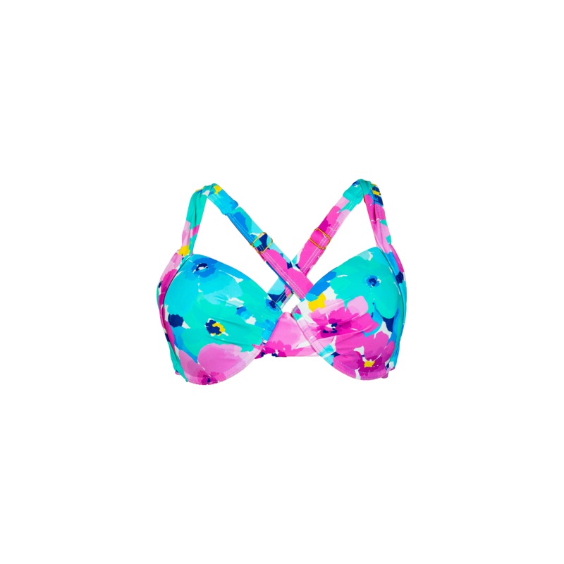 Poppy Garden Underwire Push Up Top