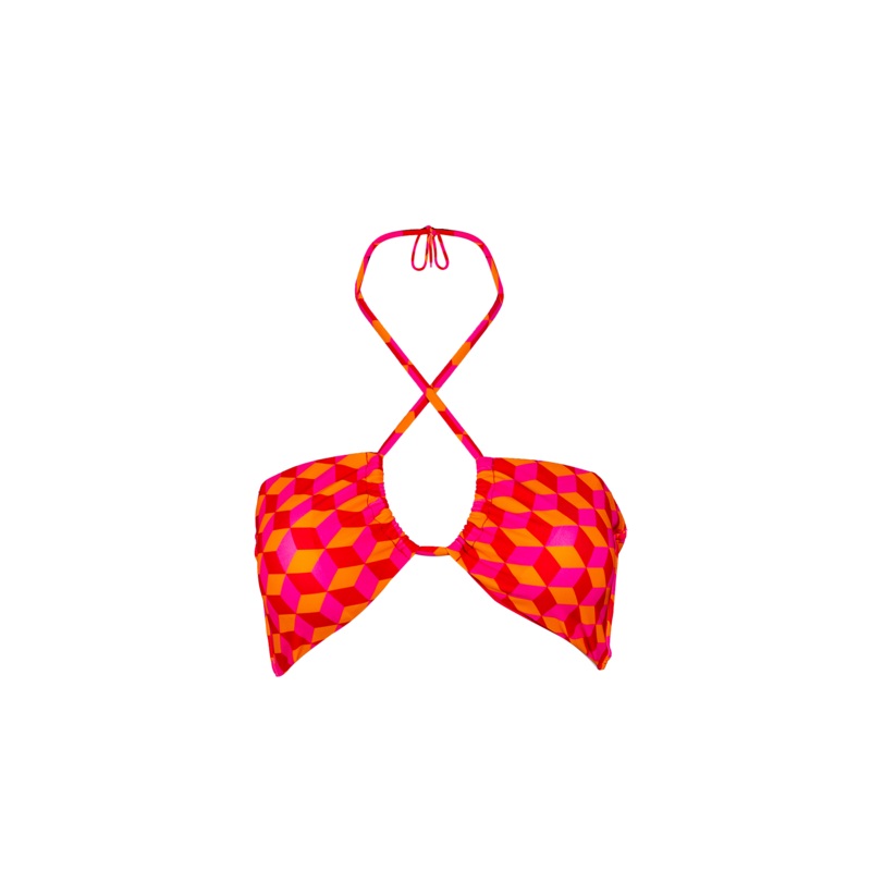 Pretty Geo Four Way Bandeau Top