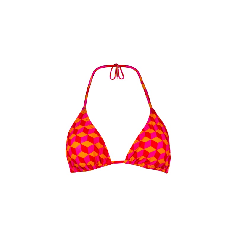 Pretty Geo Slide Triangle Top
