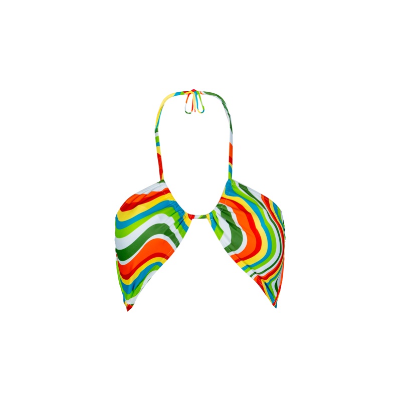 Tropical Wave Four Way Bandeau Top