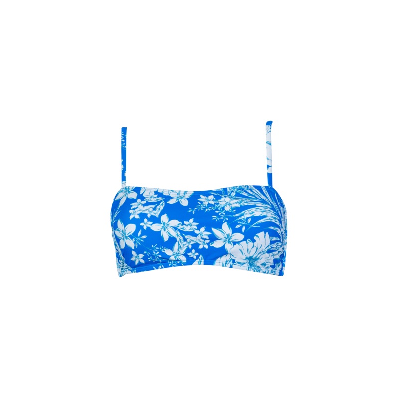 Wave Girl Shoulder Tie Bralette Top