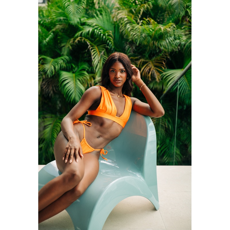 Shining Soul Halter Top - Orange