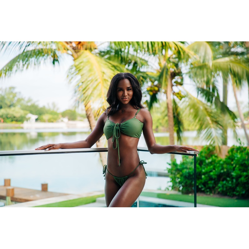 Four Way Bandeau Top - Olive