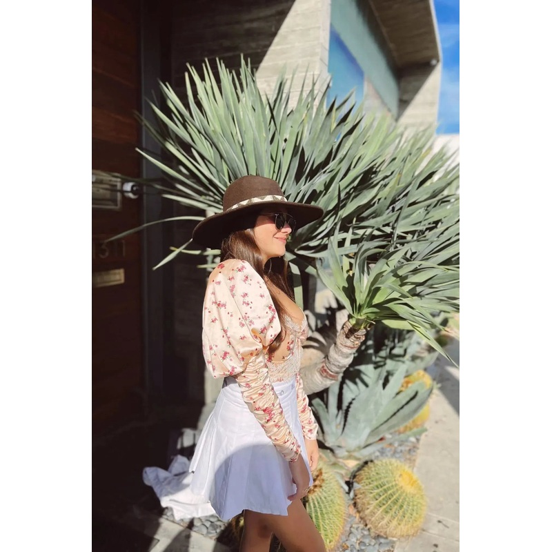 Bonsoa Brown Hat