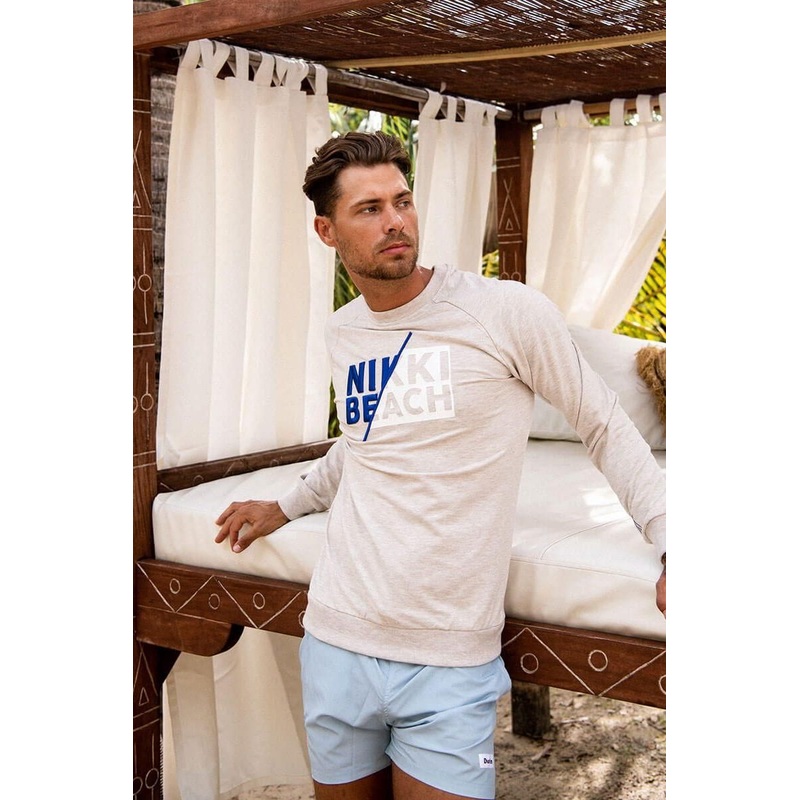 Nikki Beach Men's Grey Sweatshirt