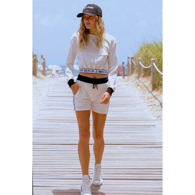 Nikki Beach Shorts in Ivory
