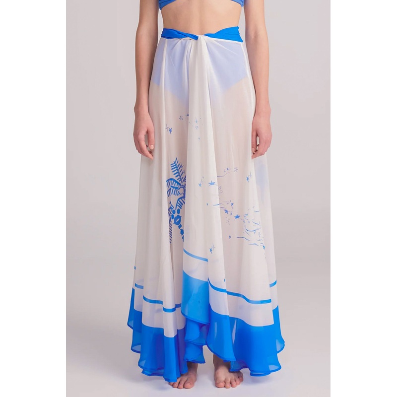 414 Coverup in Blue n White
