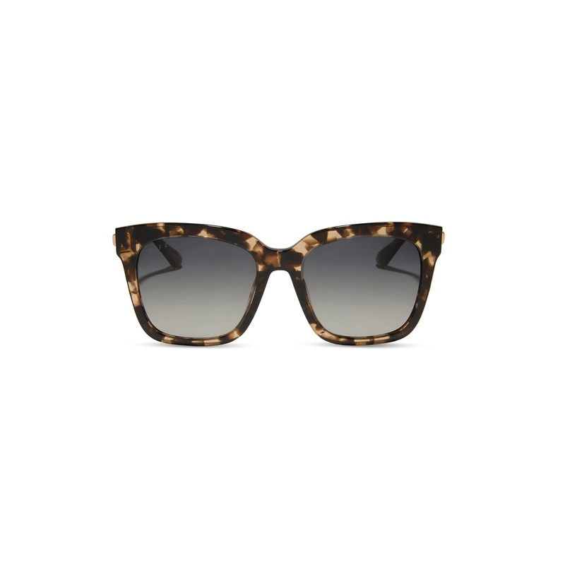 Ariana Espresso Sunglasses in Tortoise & Grey Gradient