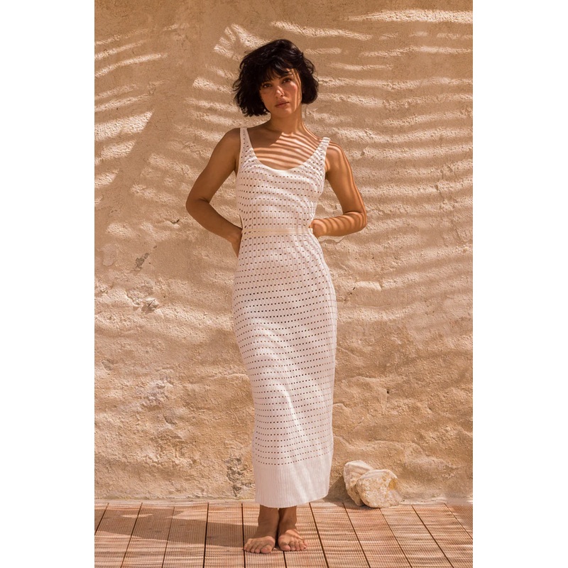 Aulia Dress in Pearl