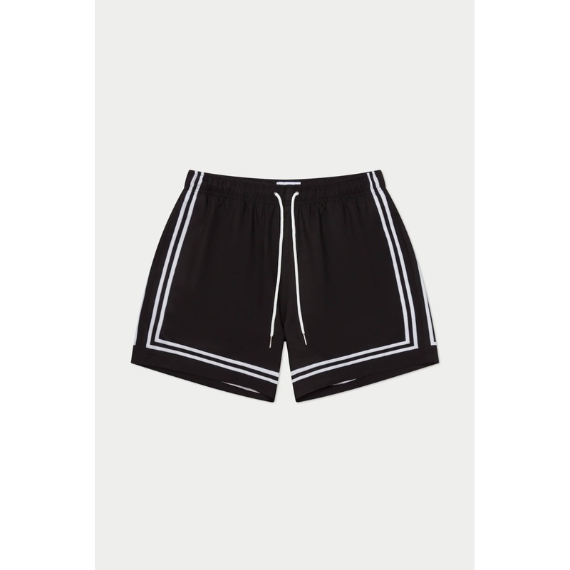 Black Game Swim Shorts