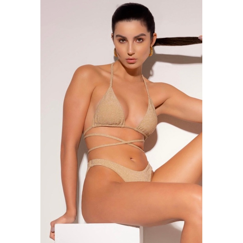 Cristalle Bikini in Gold