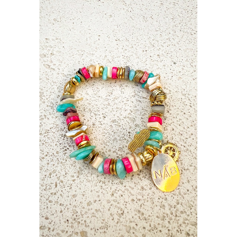 Gas Bijoux x Nikki Beach Bracelet in Blue