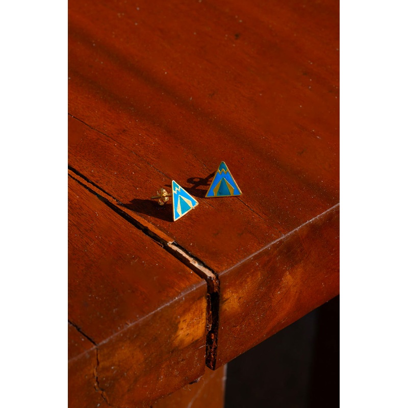 Mercedes Salazar x Nikki Beach Teepee Stud Earrings