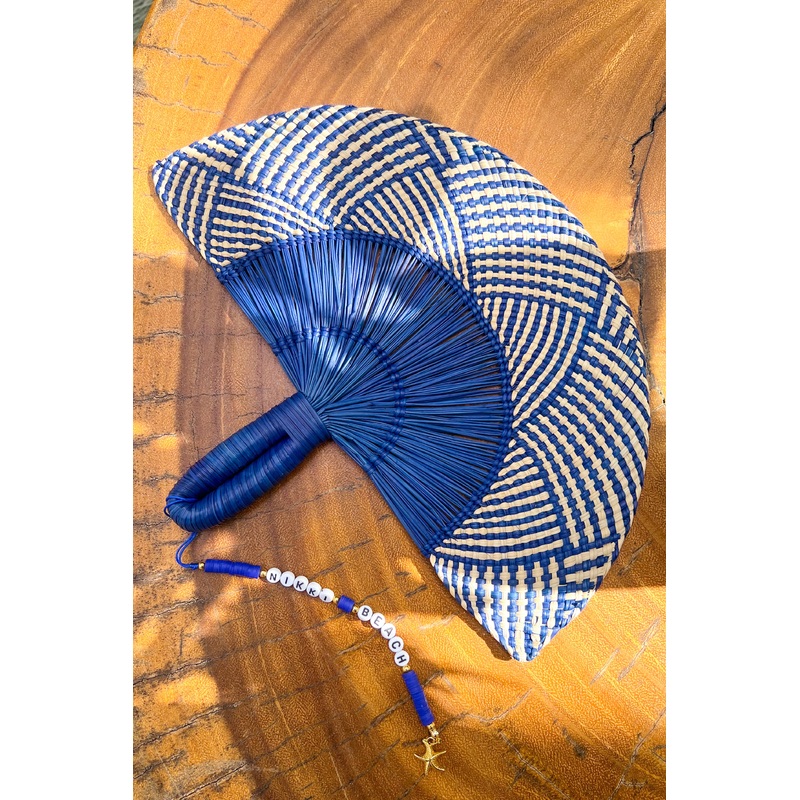 Nikki Fan in Blue n White