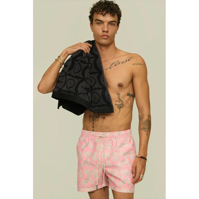 Pink Octo Swim Shorts