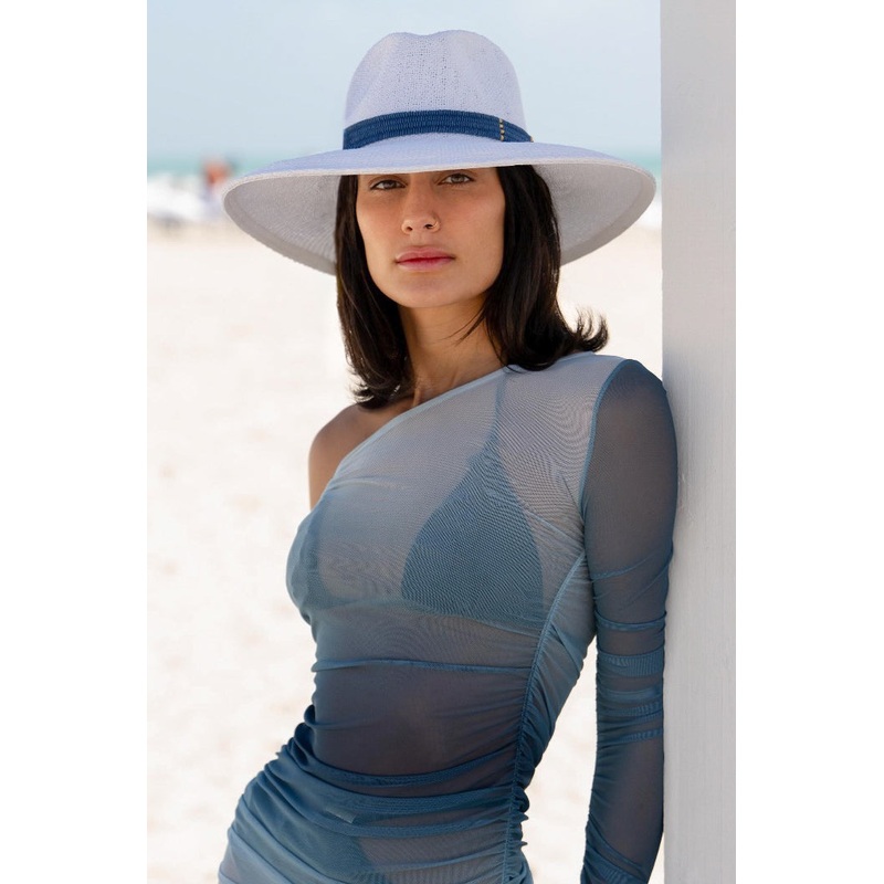 Saylor Hat White with Navy