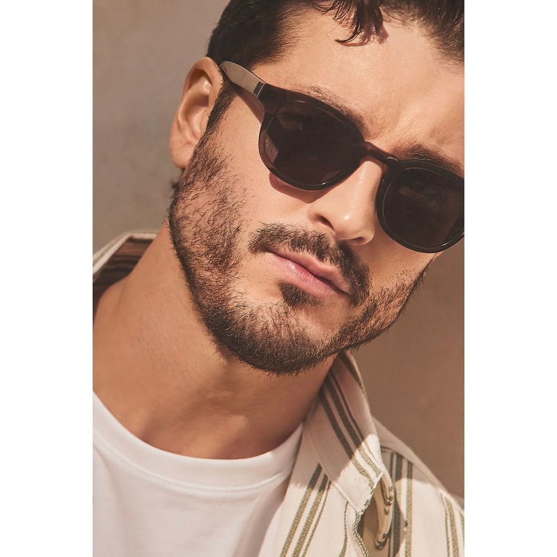 Arlo XL Black Smoke Crystal Sunglasses
