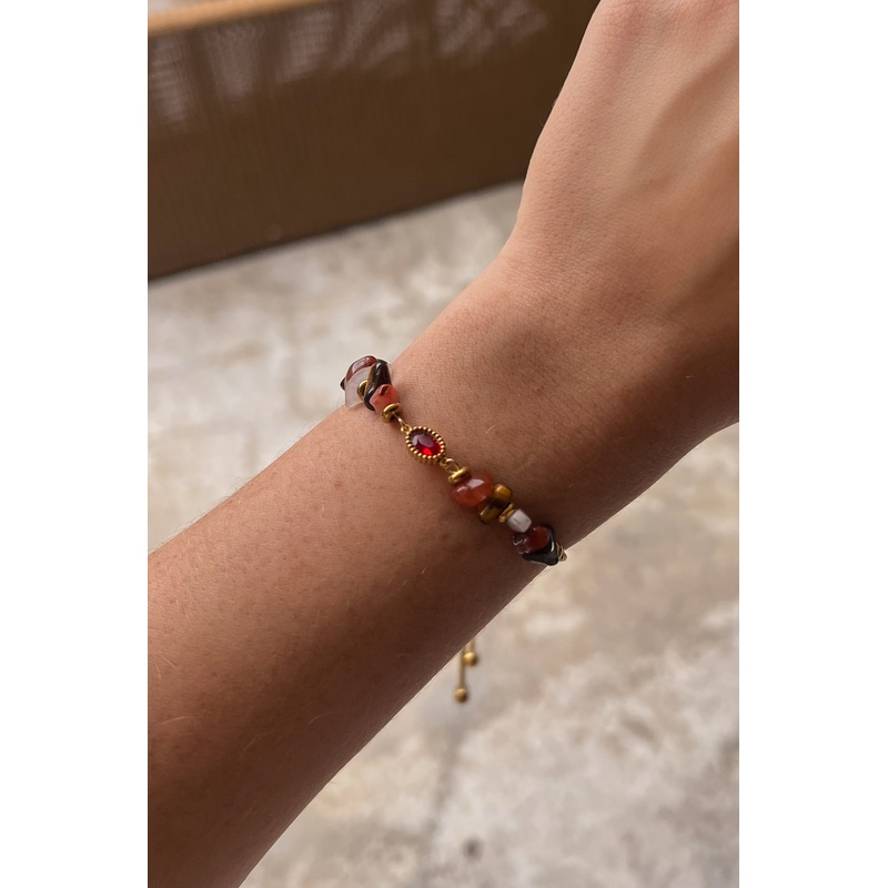 Charger Bracelet in Red