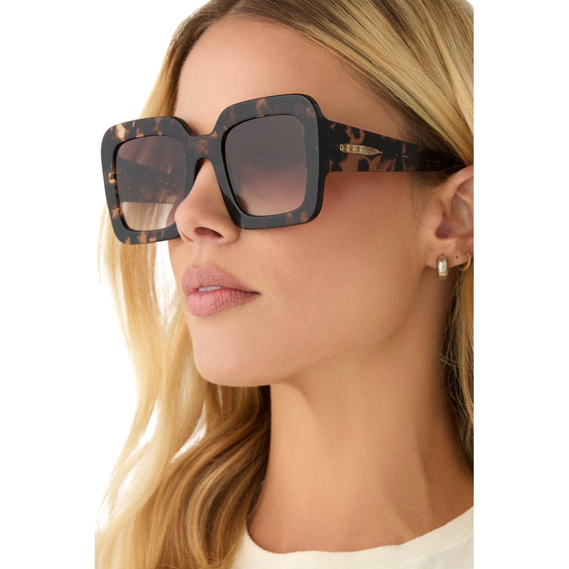 Charise Espresso Tortoise Sunglasses