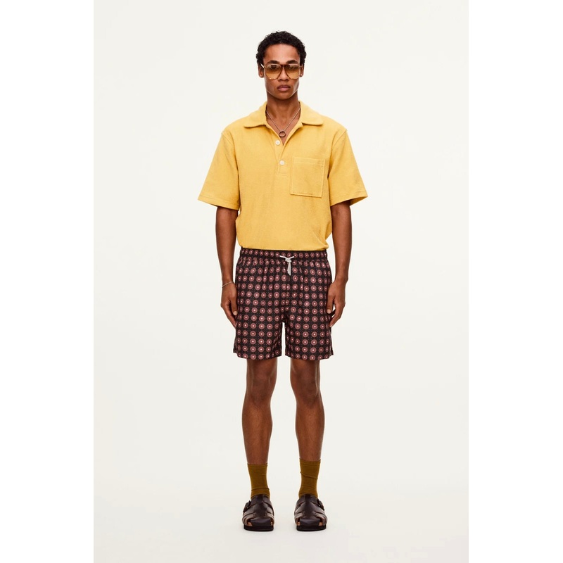 Coffee Lumo Swim Shorts