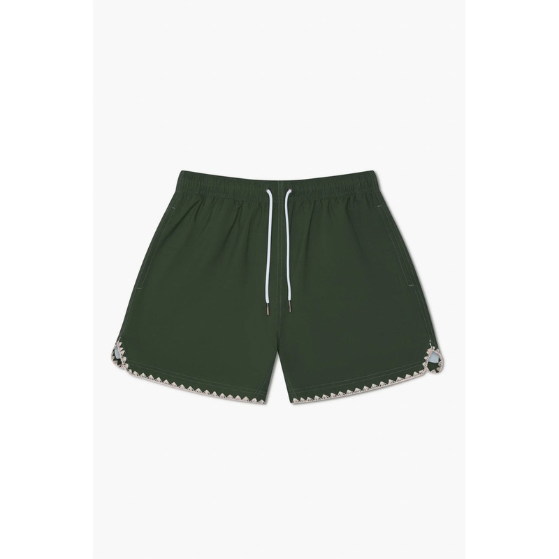 Dark Green Swim Short