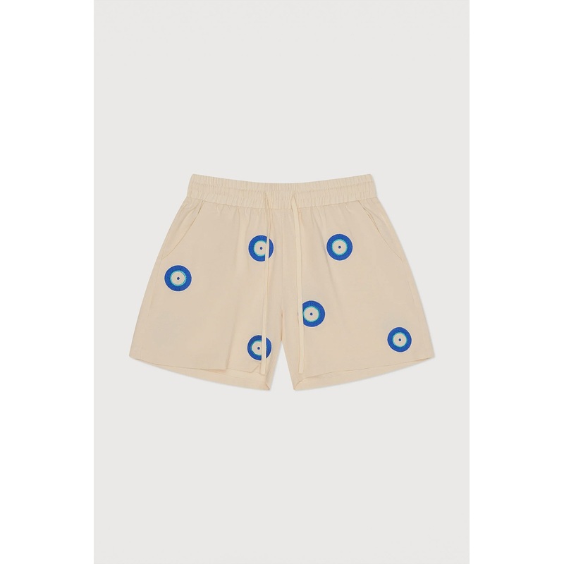 Evil Eye Linen Short