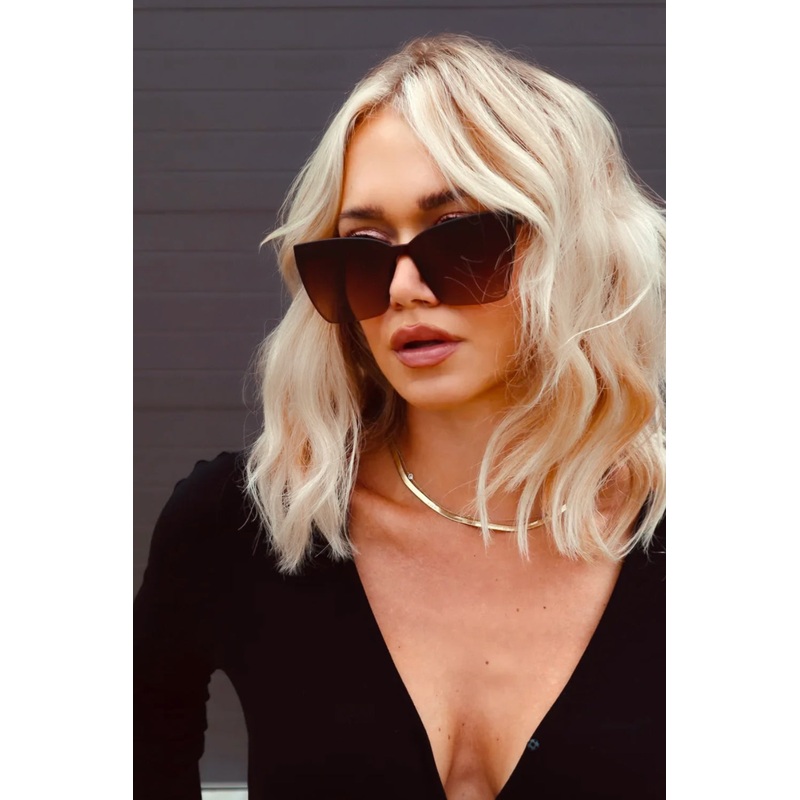 Goldie Espresso Tortoise Brown Sunglasses