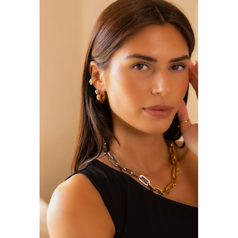 Jenna Two Tone Necklace