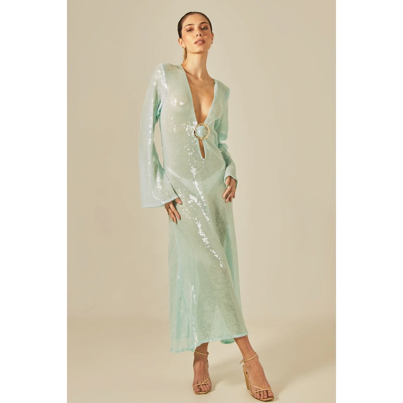 Long Sixty Dress in Blue