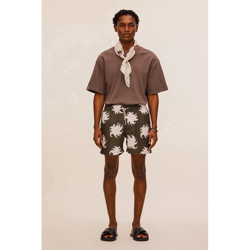 Pine Ember Swim Shorts
