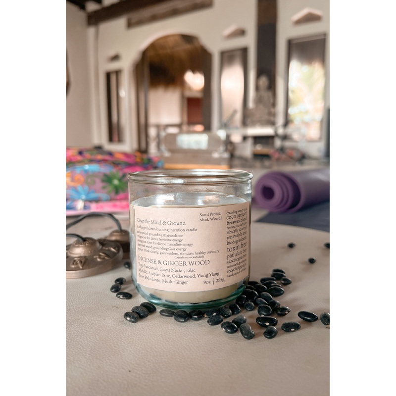 Practice Candle, Palo Santo Incense & Gingerwood