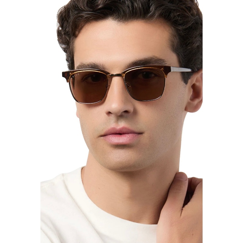 Biarritz Whiskey Brown Unisex Sunglasses