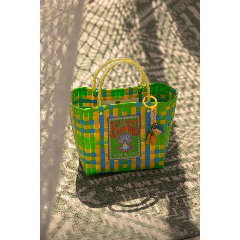 Mallorca Small Green Zuncho Bag Nikki Beach x Mercedes Salazar Collaboration