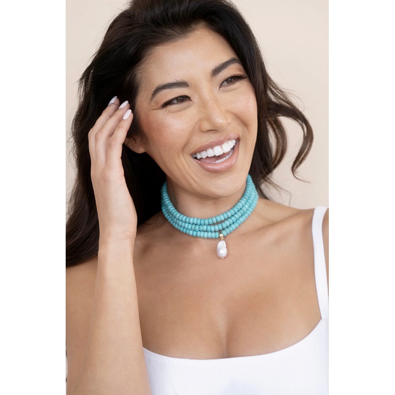Marina Layers Turquoise Necklace
