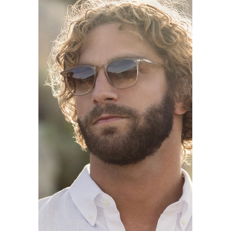 Maxwell Vintage Crystal and Brown Unisex Sunglasses