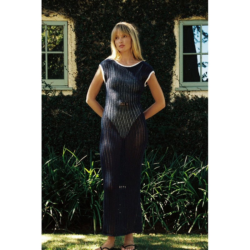 Peacoat Dress in Navy