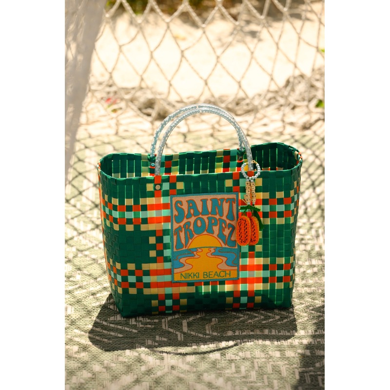 Pre-Order: Saint Tropez Orange Zuncho Bag Nikki Beach x Mercedes Salazar Collaboration