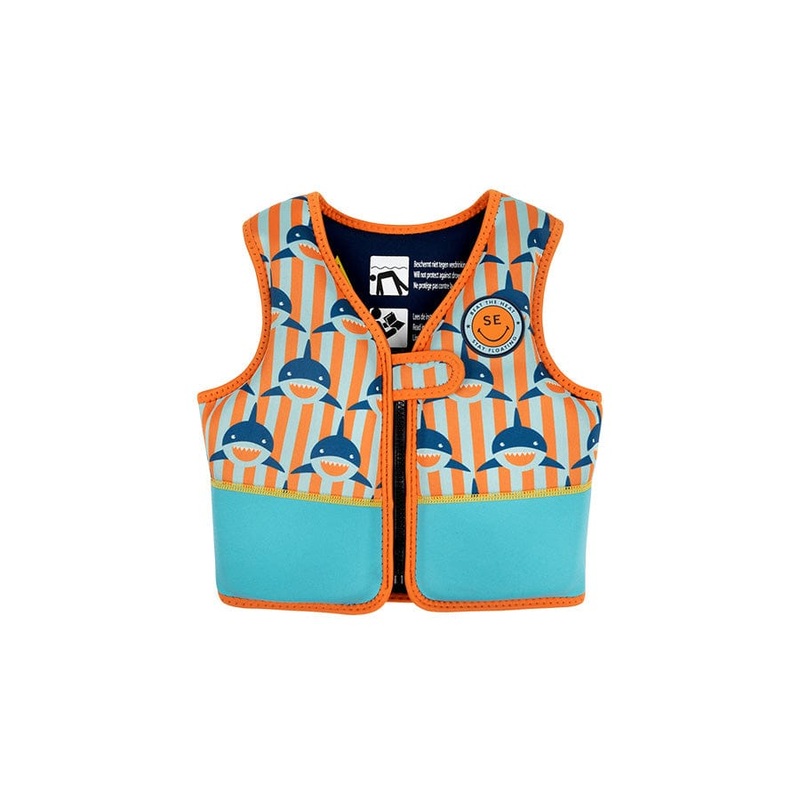 Tropic Shark | Multicolored Swim Vest 2-3 years