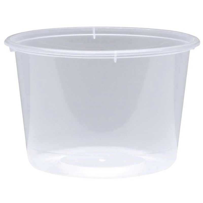 Clear round mixing Tub
