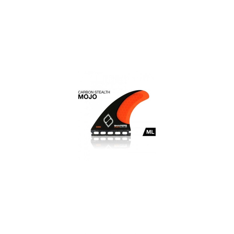 Shapers /Mojo Stealth Carbon Single Tab Tri Fin