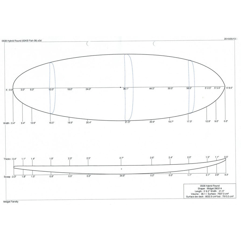 5'8" Hybrid Round
