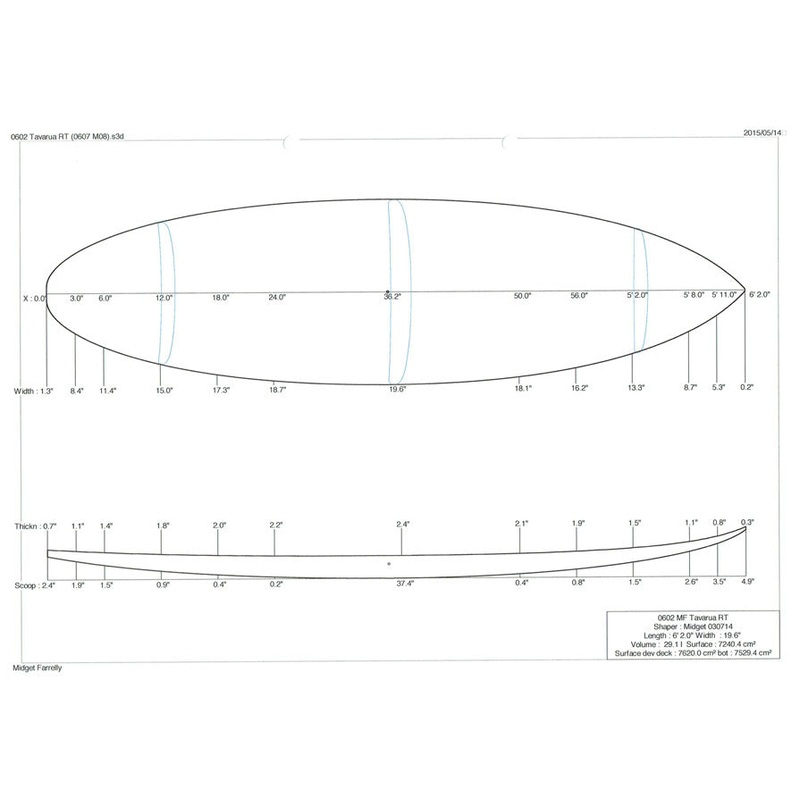 6'2" Tavarua Round Tail