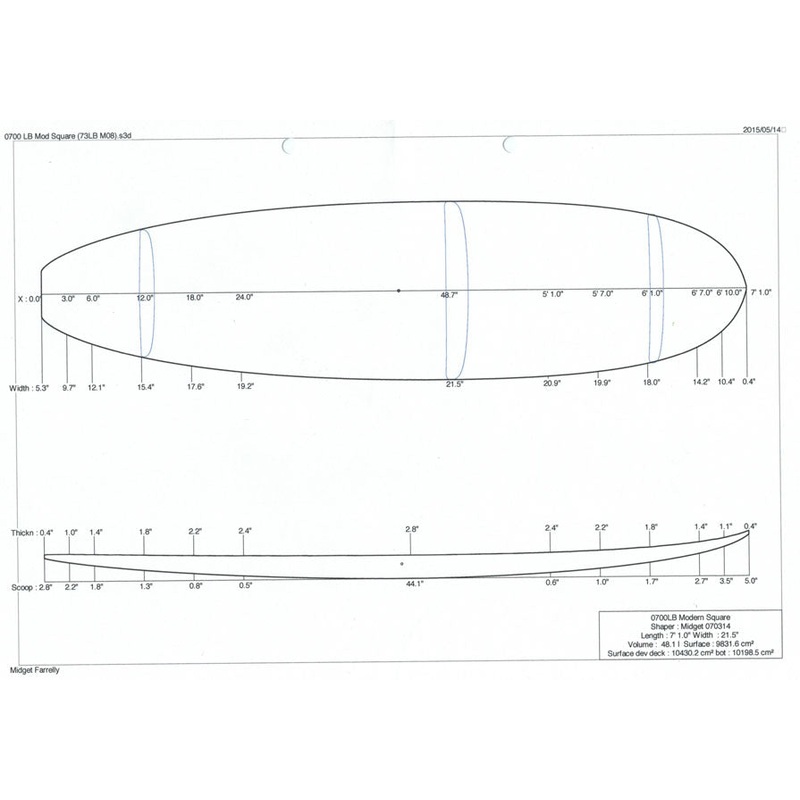 7'0"LB Modern Square