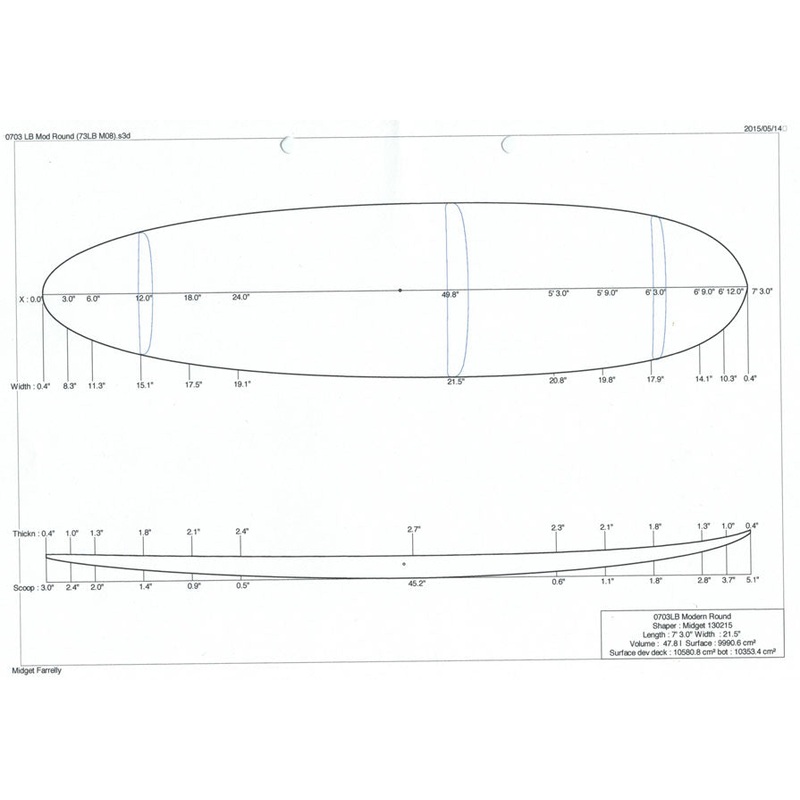 7'3"LB Modern Round