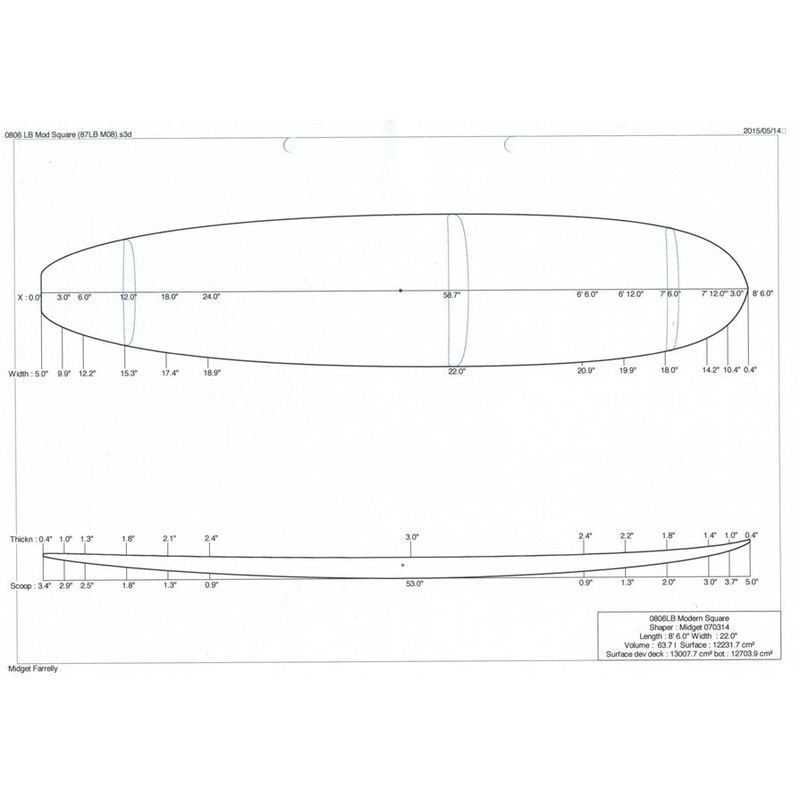 8'6"LB Modern Square