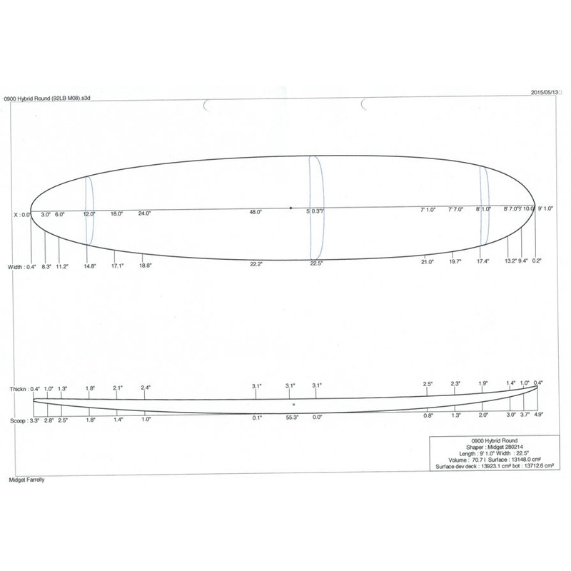 9'0" Hybrid Round